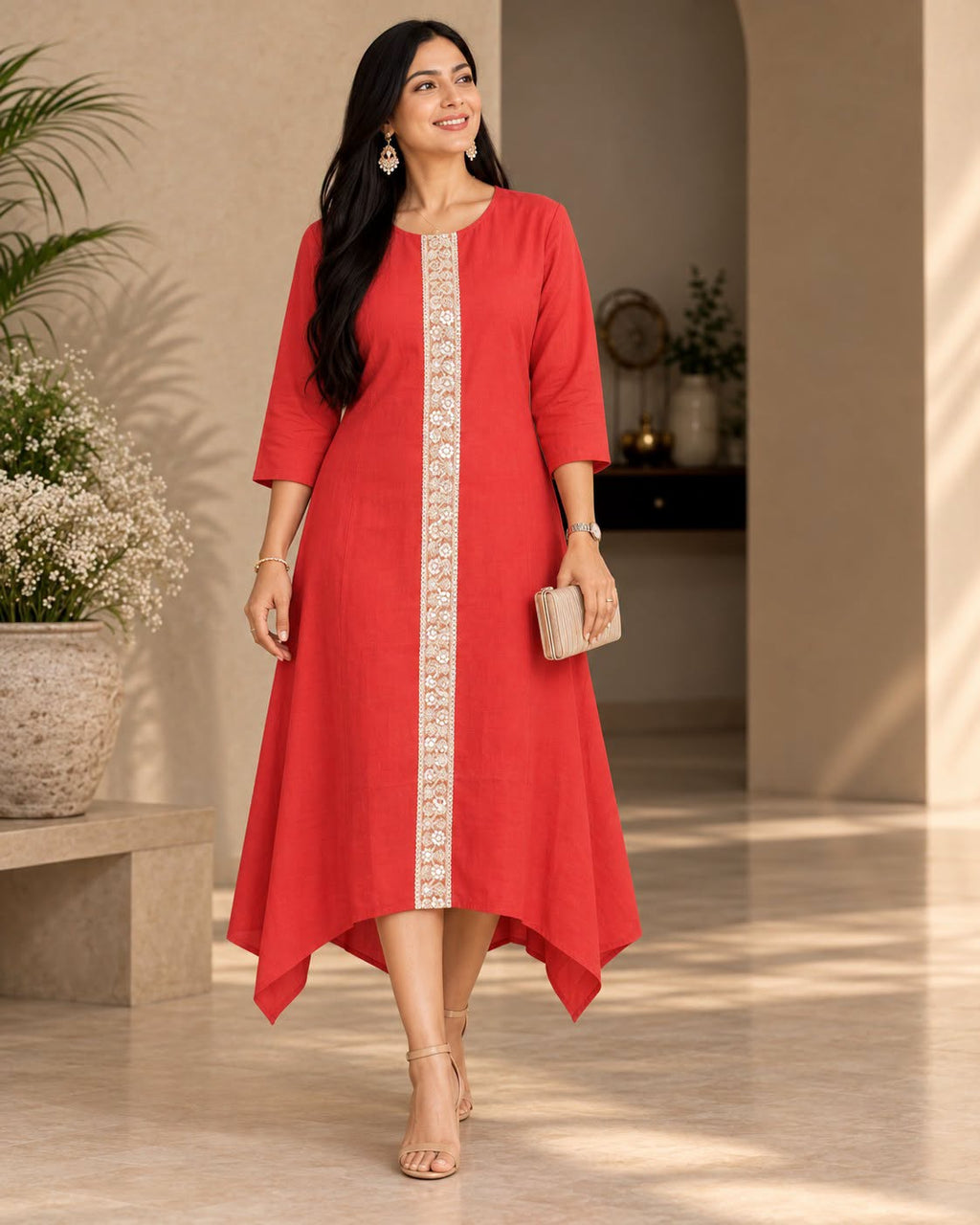 LINEN DRESS