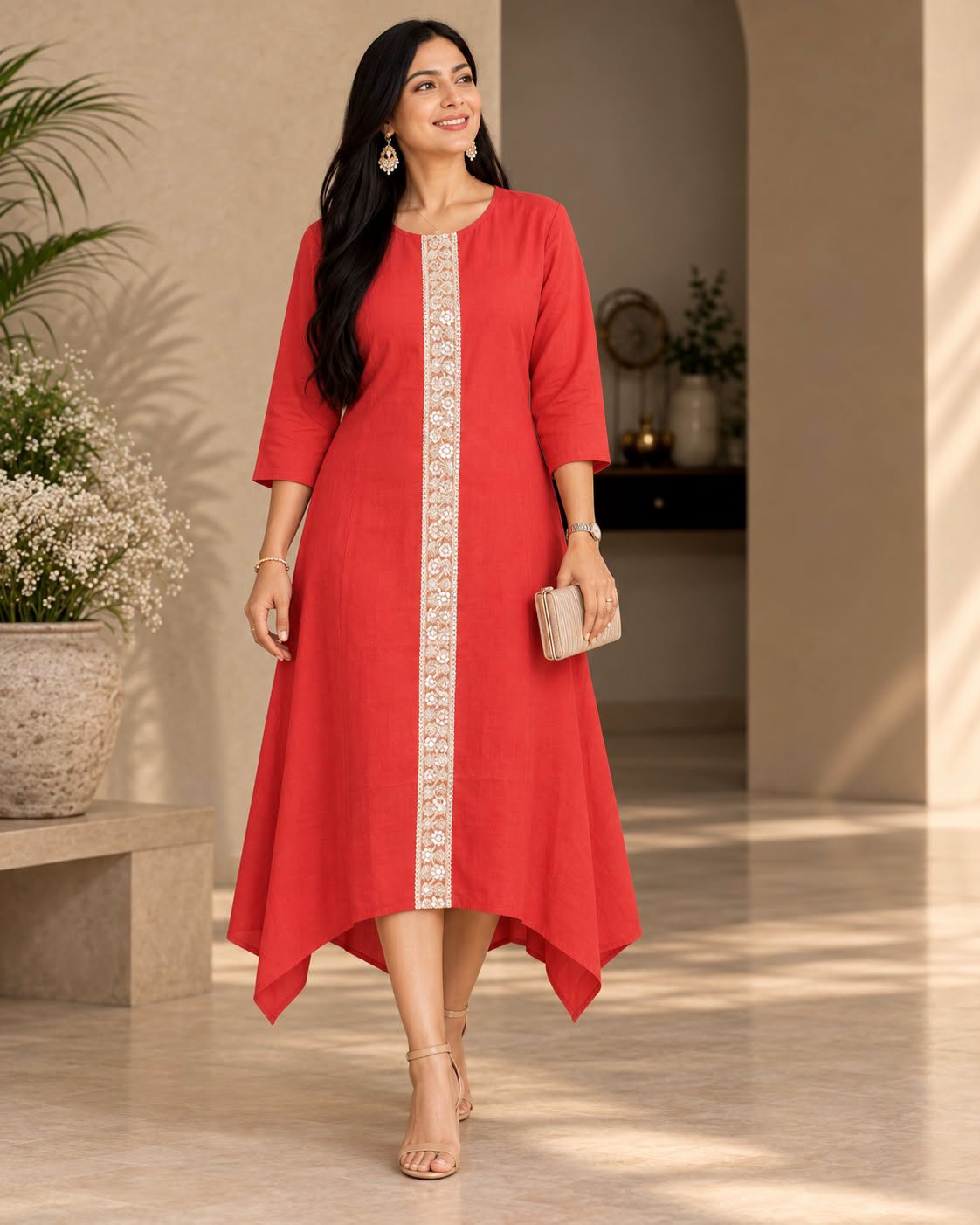 LINEN DRESS