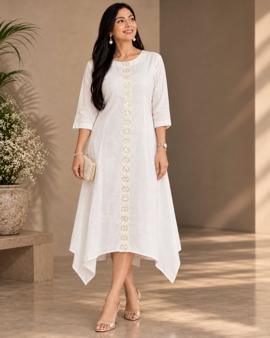 LINEN DRESS