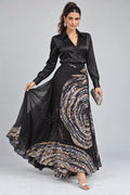 silk batik skirt