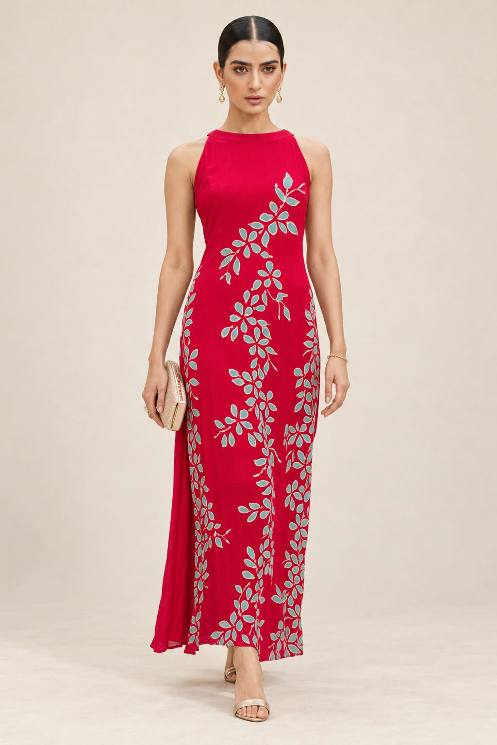 silk batik dress