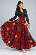 silk batik skirt